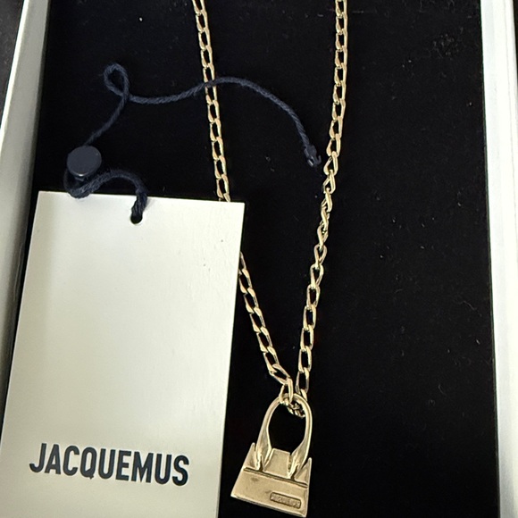 JACQUEMUS Le Chiquito bag charm gold tone necklace - Picture 1 of 6